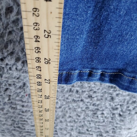 Sidefeel Jeans Womens Size 12 Blue High Waist Straight Leg Stretch Denim - Picture 8 of 12